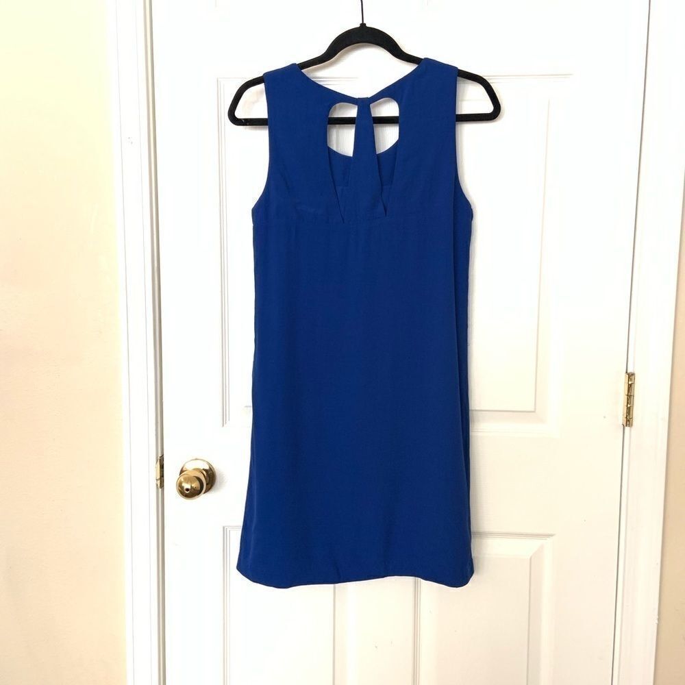 Skies Are Blue Cobalt Sleeveless Dress - Picture 2 of 7